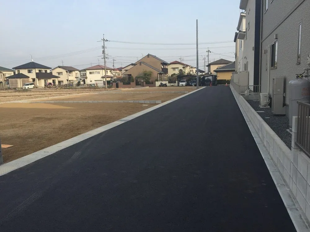 完成：宅地・道路（同じ土地）