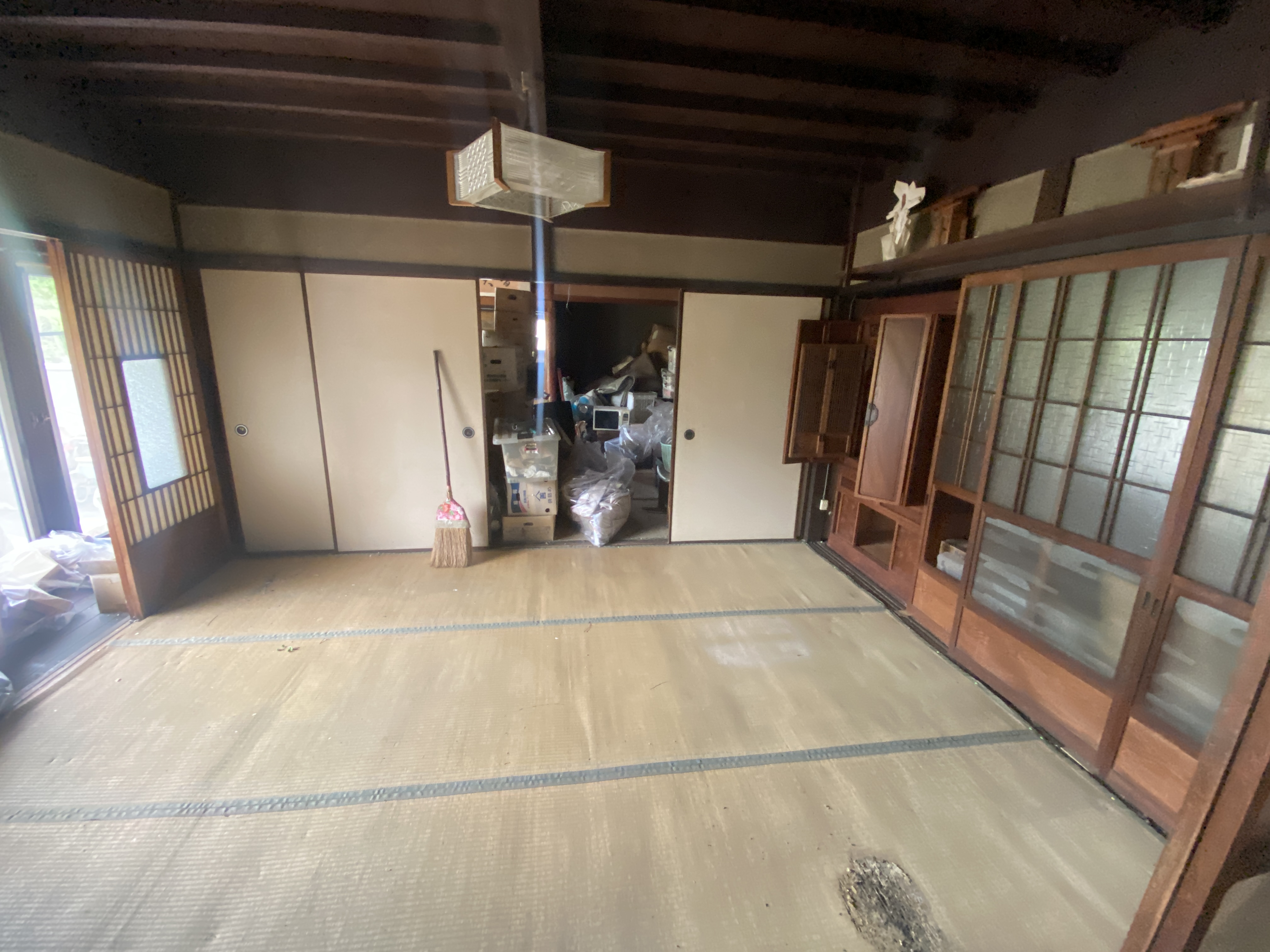片付け後の室内